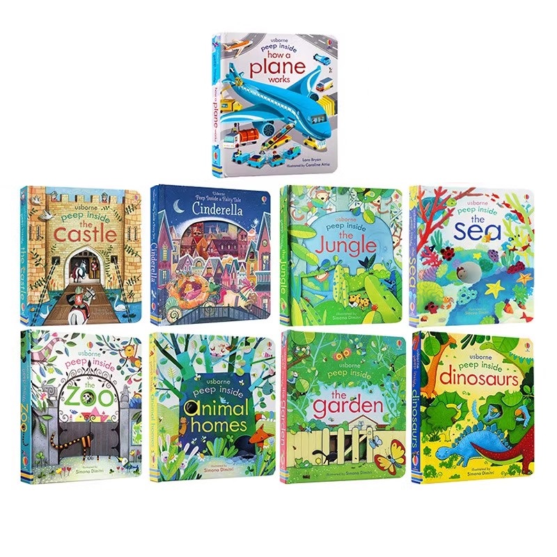 Kids Education Picture - Buku Peep Inside Usborne buku gambar
