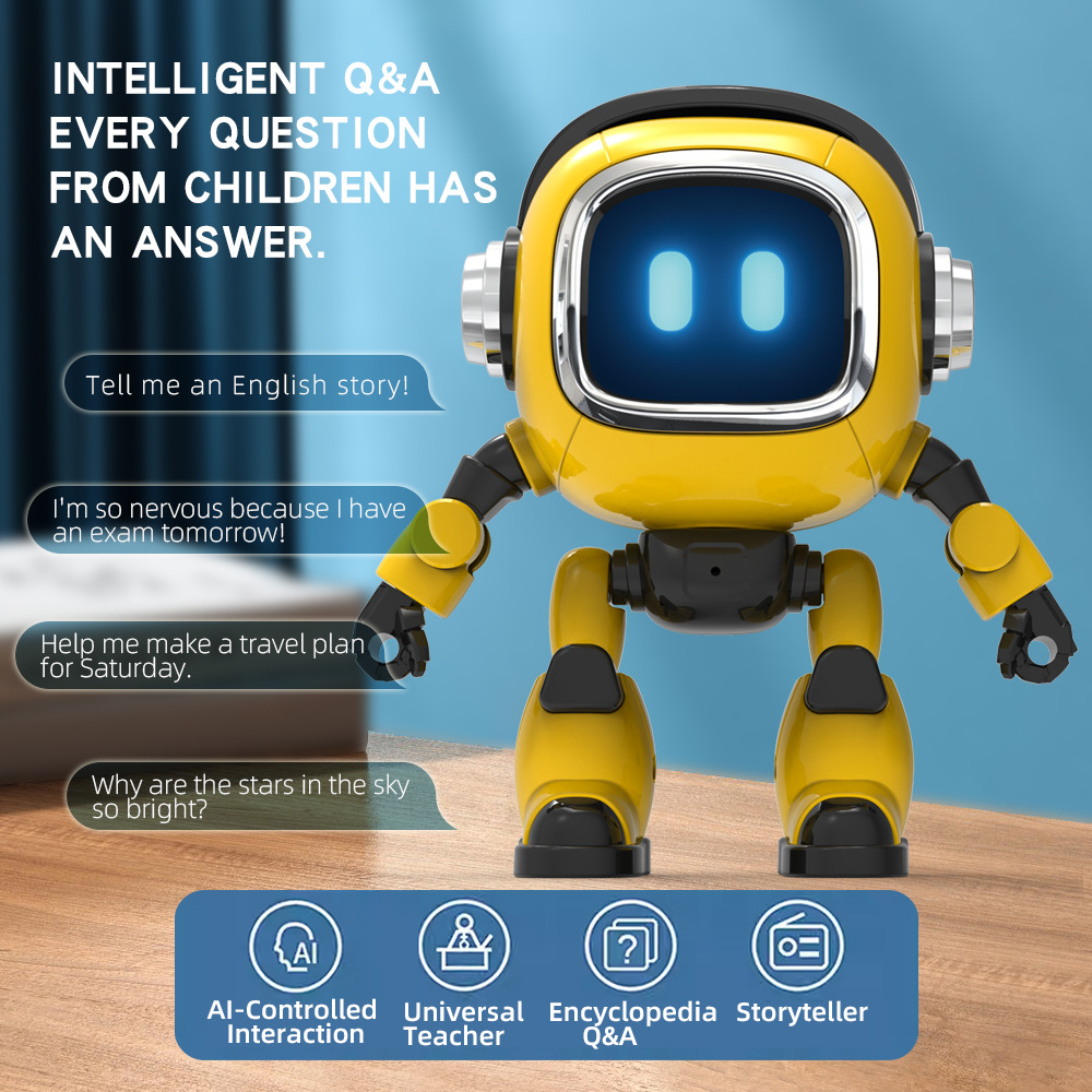 Kid Educational - Robot RC Suara AI DeepSeek, Kontrol