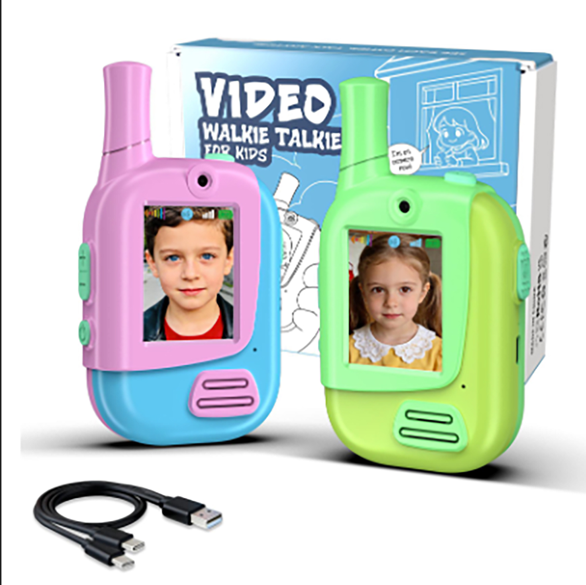 Kids Educational Videos - 2 Paket Walkie Talkie Video Anak