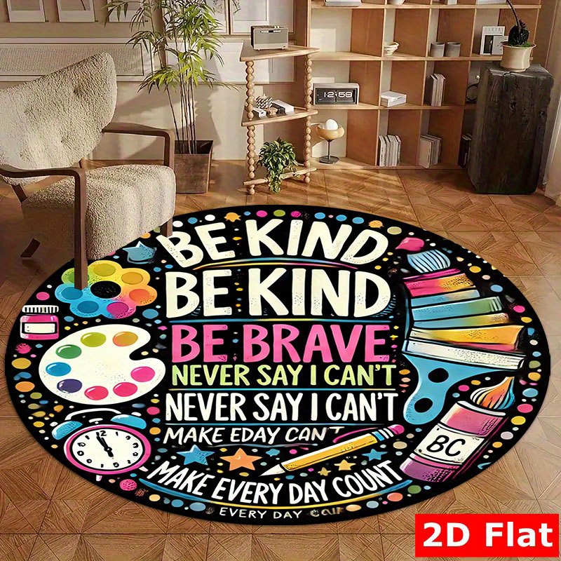 Be Kind Be Brave Kutipan Motiv - Kids Education Quote ulasan dan harga