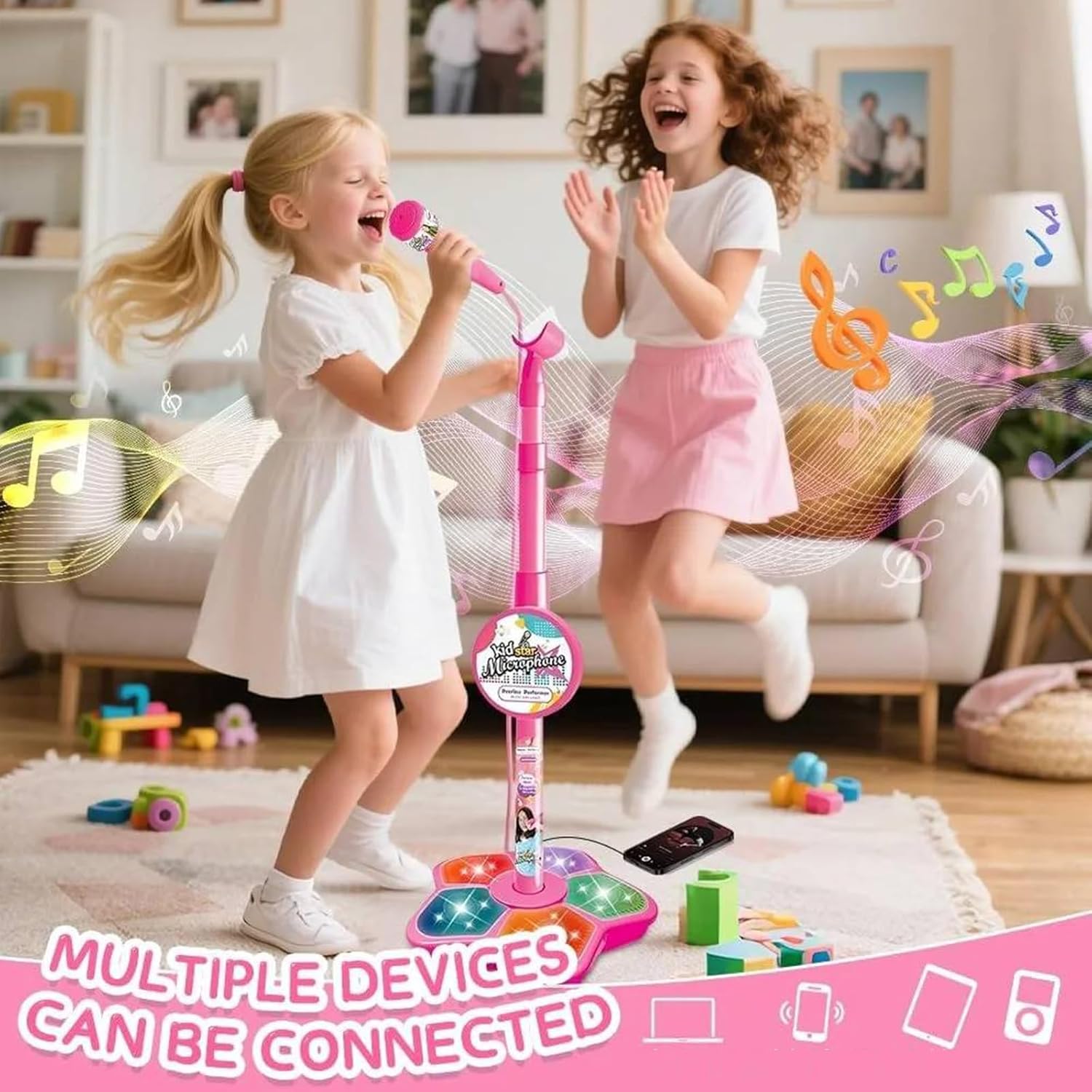 Mainan Stand Mikrofon Anak-ana - Kids Education Phone ulasan dan harga