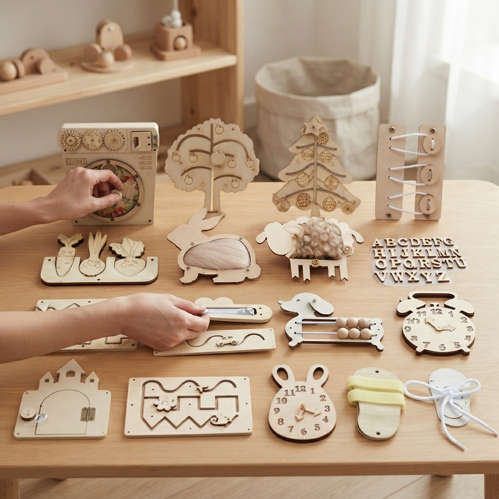 Papan Aktivitas Montessori Kay - Kids Education Usa ulasan dan harga