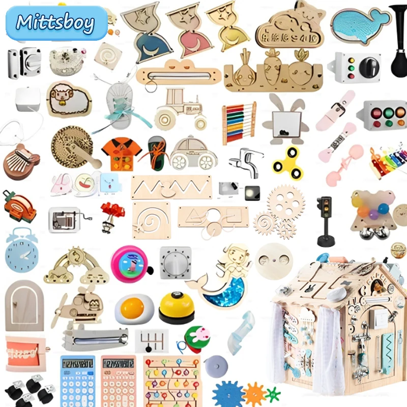 Montessori papan sibuk DIY Aks - Kids Education Usa ulasan dan harga
