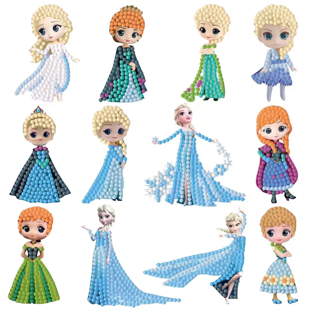 Stiker Berlian 5D Putri Kartun - Kingdom Kids Education ulasan dan harga