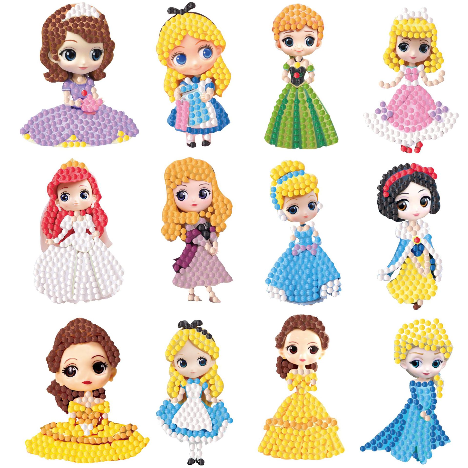 Stiker Berlian 5D Putri Kartun - Kingdom Kids Education ulasan dan harga