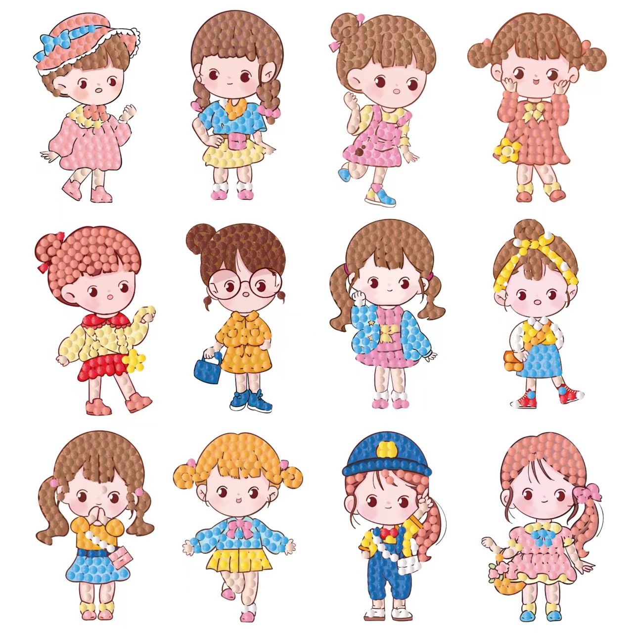 Stiker Berlian 5D Putri Kartun - Kingdom Kids Education ulasan dan harga