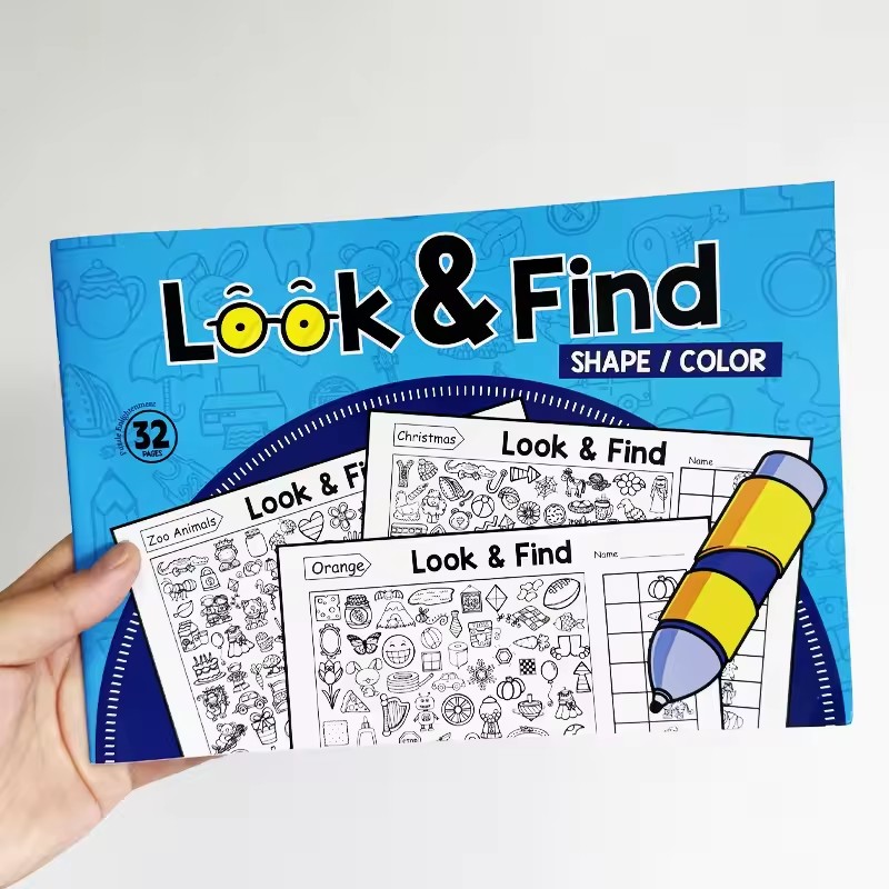 Buku Mewarnai Temukan dan Gamb - Kid Educational ulasan dan harga