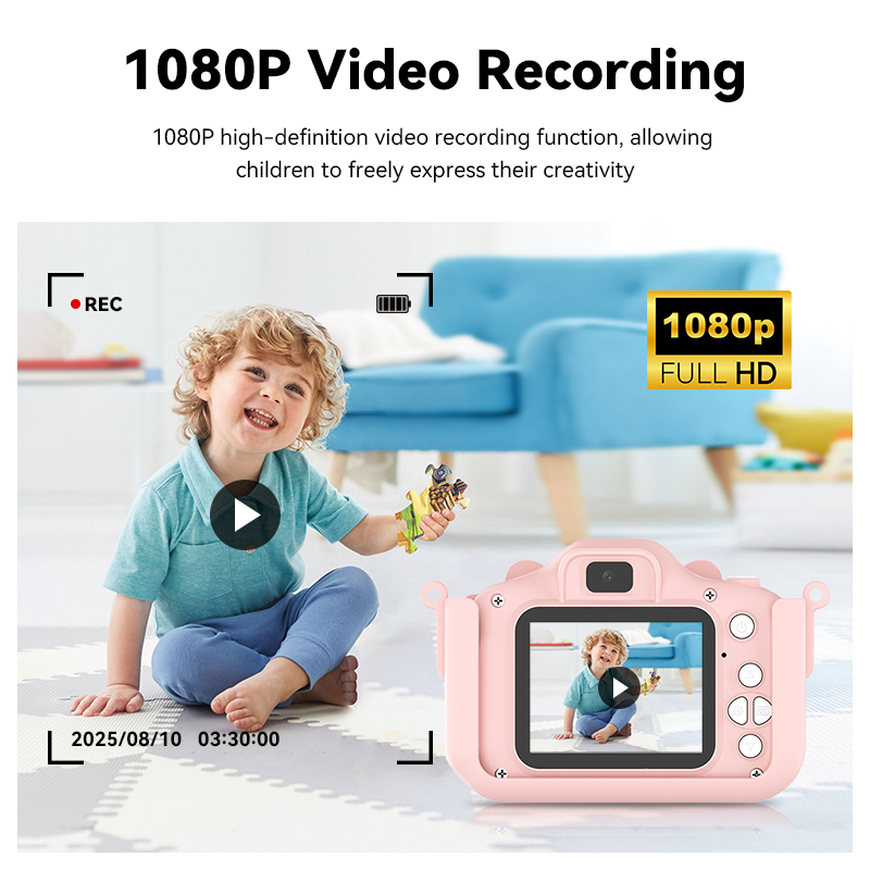 Kamera Anak-anak HD 1080P Kame - Kids Educational Videos ulasan dan harga