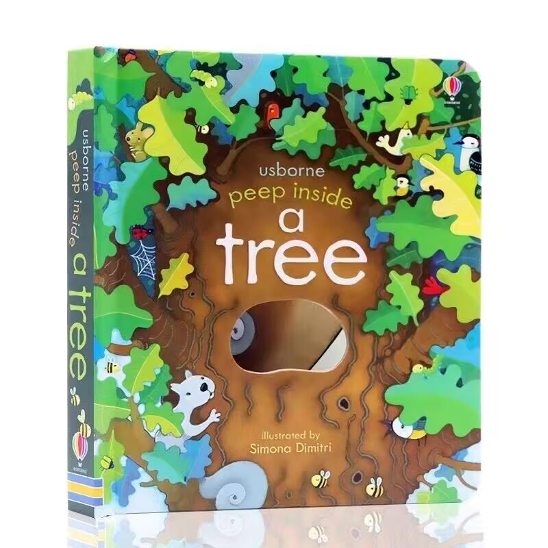 Usborne Peep Inside A Tree 3D  - Kids Education Picture ulasan dan harga